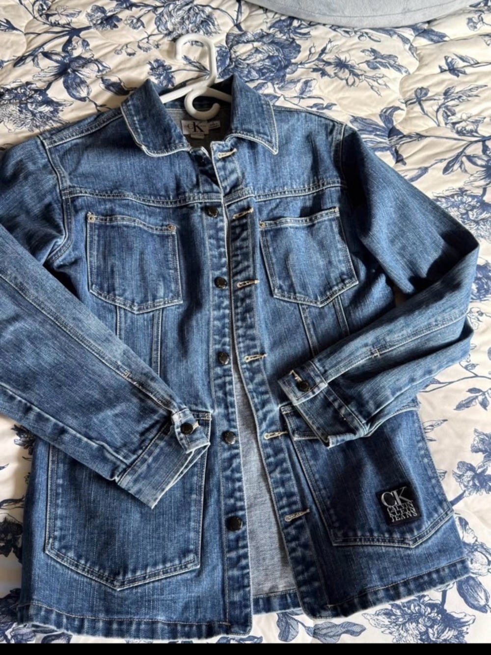 Calvin Klein Blue Denim Jean Jacket